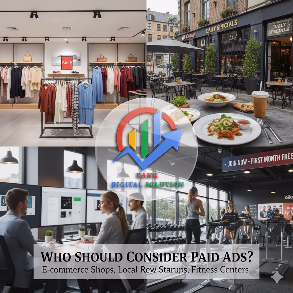 Who should consider paid ads for faster business growth and lead generation
