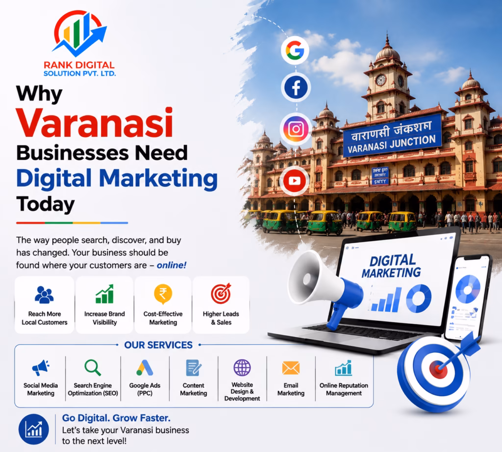Why Varanasi Businesses Need Digital Marketing Today